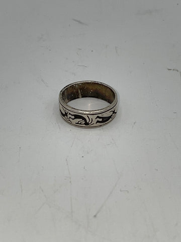 Kokopelli Sterling Silver Ring  | Size 9