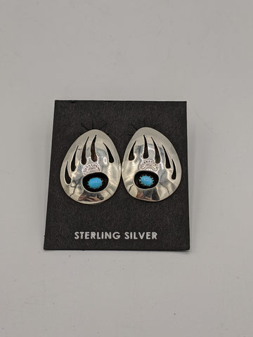 Bear Claw Silver Earrings | From Albuquerque
