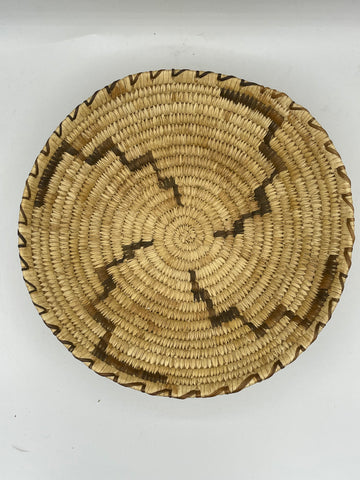 11" Handmade Woven Basket | Papago Indians of Southern Arizona