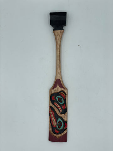Hanging Mini Wooden Canoe Paddle