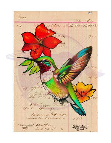 Hummingbirds Beauty - Halcyon Levi