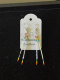 Beaded Earrings (Dangle Rainbow) - Hector Ibarra and Family
