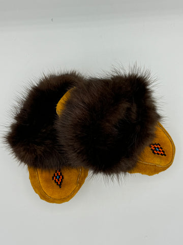 Kids Moccasins with Fur