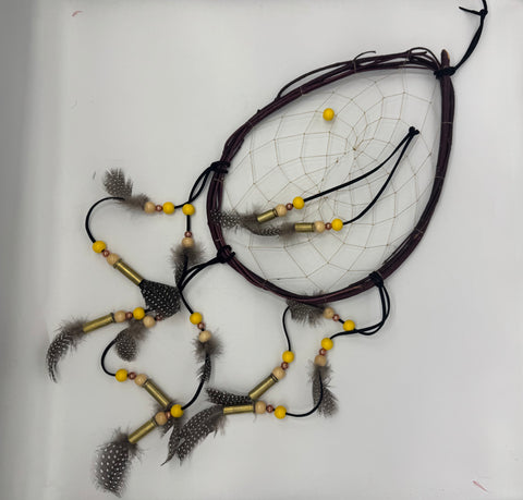 Handmade Large Red Willow Dream Catcher
