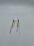 Beaded Earrings (Long Dangle Rainbow) - Hector Ibarra and Family