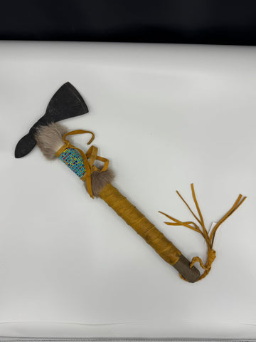Tomahawk with Beaded Handle