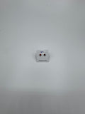 Silver Stud Earrings with Colored Stone (Various Colors)