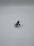 Oval Silver Ring With White Stones