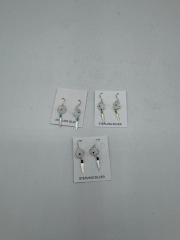 Silver Dream Catcher Earrings