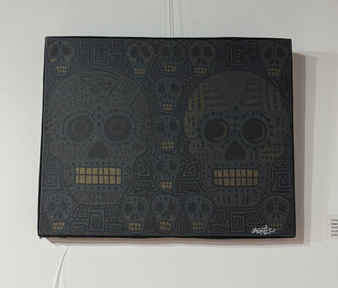 Tzompantli Painting - Jaqui Almaguer