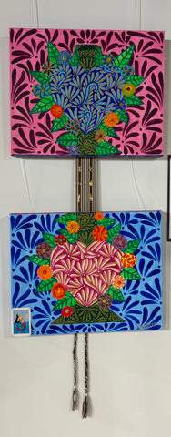 Two Heart Tree Painting - Jaqui Almaguer