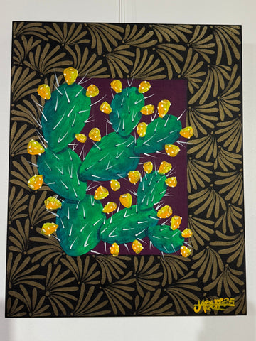 El Nopal Painting - Jaqui Almaguer
