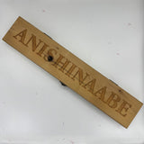 Engraved Wooden Feather Box