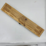 Engraved Wooden Feather Box