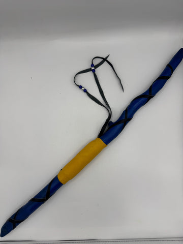 Blue Wooden Talking Stick