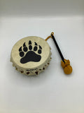 Painted Drum with Stick (Different Designs)