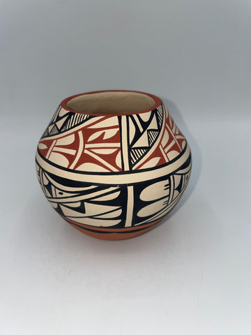 Jemez Pueblo Rounded Pot