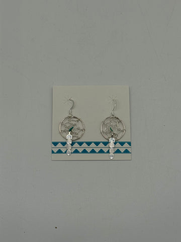 Silver Dreamcatcher Earrings