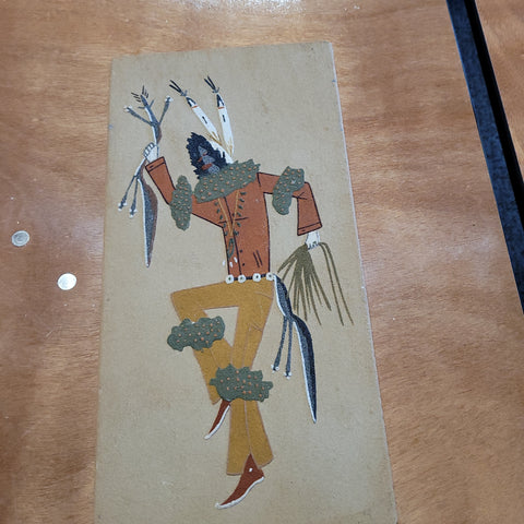 Sand painting - Clown Kachina | Wilson Price Sr.