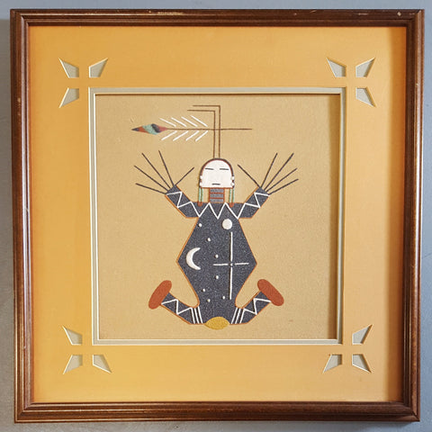 Father Sky - Framed Sand Painting