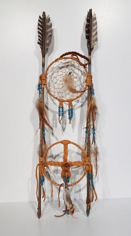 Dreamcatcher and Medicine Wheel - Hanging Display