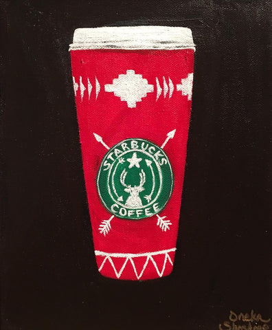 "Starbucks Coffee" - Framed Print | Oneka Jones
