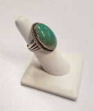 Round Turquoise and Silver Ring | From Albuquerque