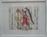 Untitled - Framed Ledger Art | Josh Atcheynum