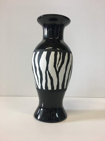 Zebra Pattern Vase | Kopa Pottery