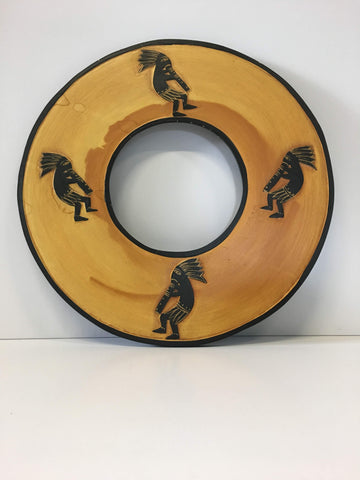 Wooden Kokopelli Disc