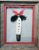 Painted Clay Feather | Jimmy "Two Dogs" Coplin