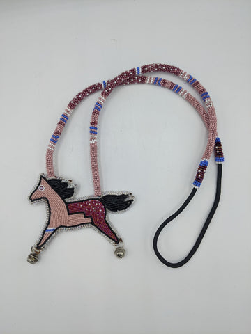 Beaded Horse Medallion | Norma Robertson