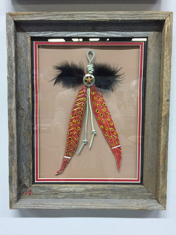 Painted Clay Feathers | Jimmy "Two Dogs" Coplin