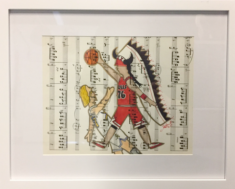 Untitled - Framed Ledger Art | Josh Atcheynum