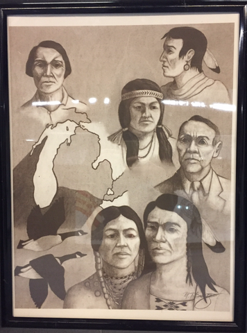 "Potawatomi" - Framed Print | M.T. Bussey
