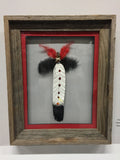 Painted Clay Feather | Jimmy "Two Dogs" Coplin