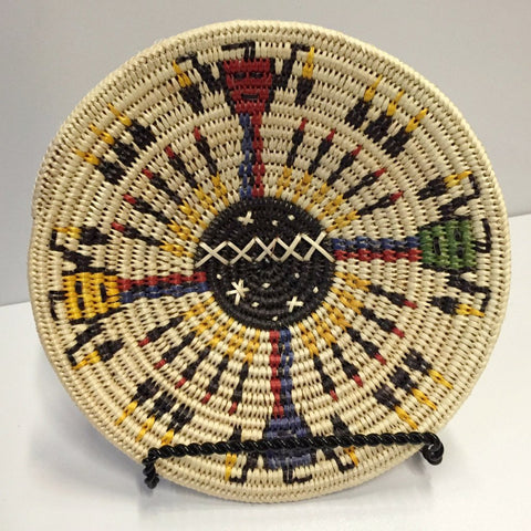 "Sandpainting" - Handmade Woven Basket | Jonathan Black