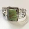 Silver Rectangular Turquoise Bracelet | From Albuquerque