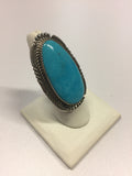 Large Silver and Turquoise Ring  | From Albuquerque